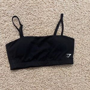 Gymshark Black Bandeau Sports Bra